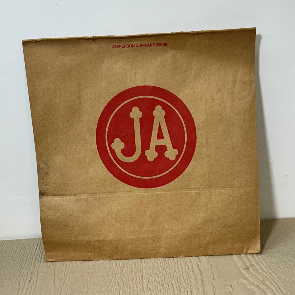 Jefferson Airplane Vintage 1971‎ Bark Album Paper Bag Insert RCA Records Rock JA